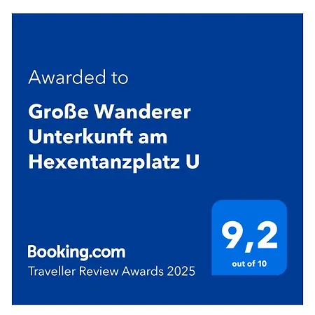 Grosse Wanderunterkunft Am Hexentanzplatz U